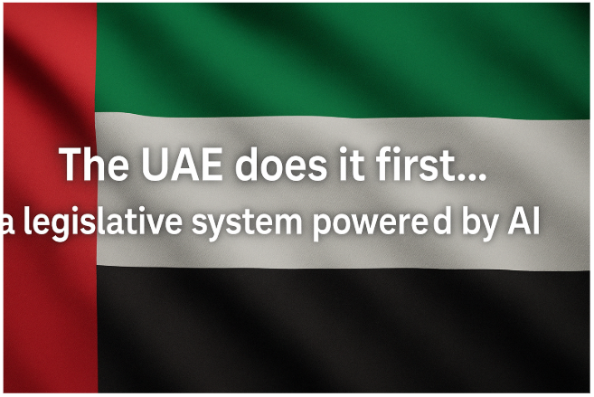 الإمارات تفعلها أولاً... نظام تشريعي يعمل بالذكاء الاصطناعي